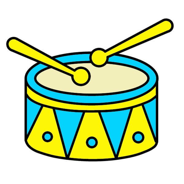 Cách vẽ Trống