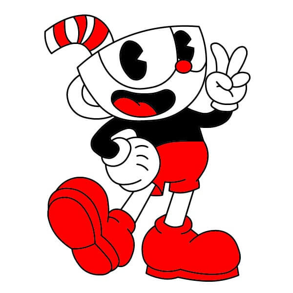 Cách vẽ Cuphead