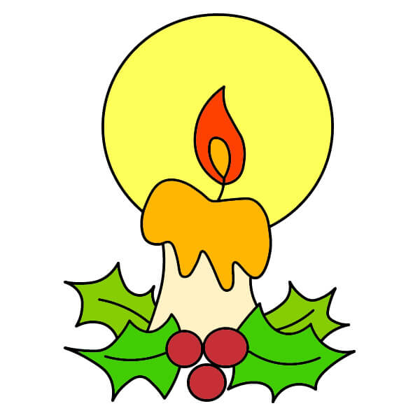 Nến Giáng sinh 5-9